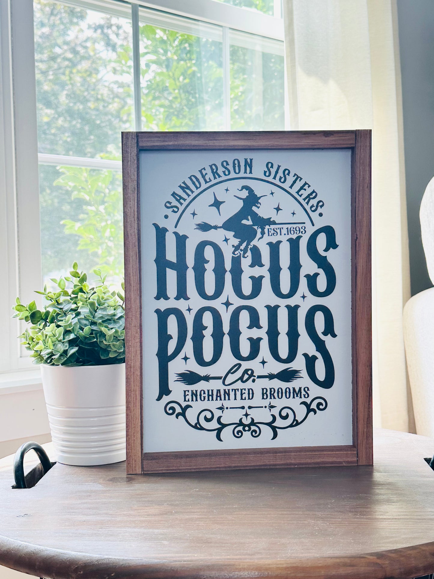 Hocus Pocus Co Wood Sign