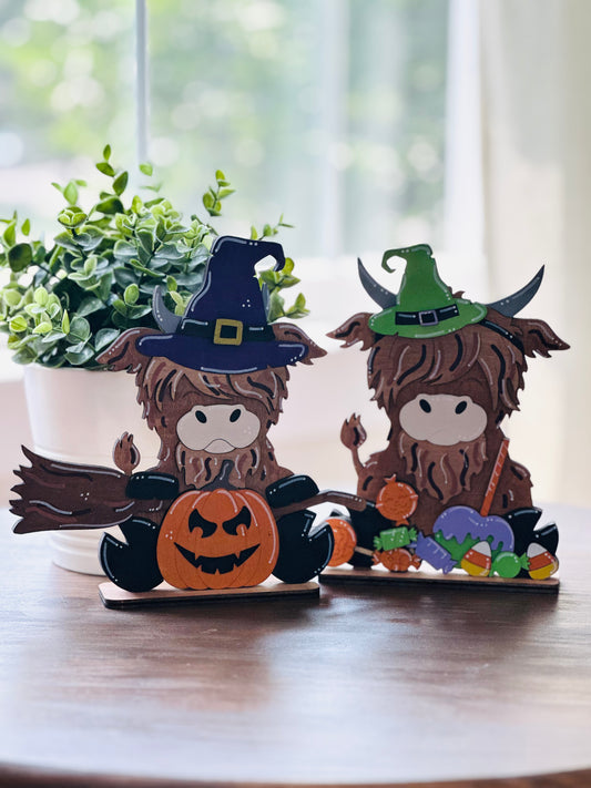 Halloween Highland Cows