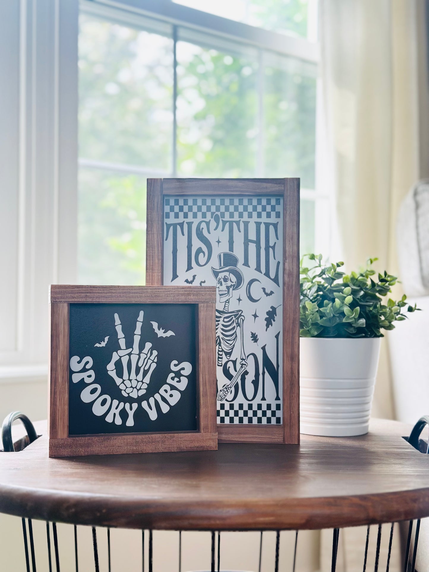 It’s The Season Skeleton Sign