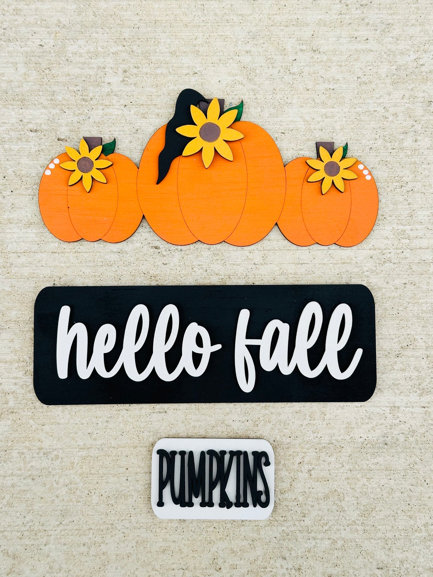 Hello Fall Interchangeable Insert