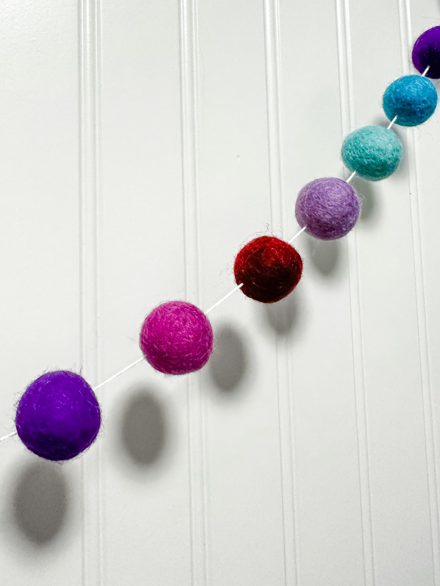 Mermaid Felt Ball Garland