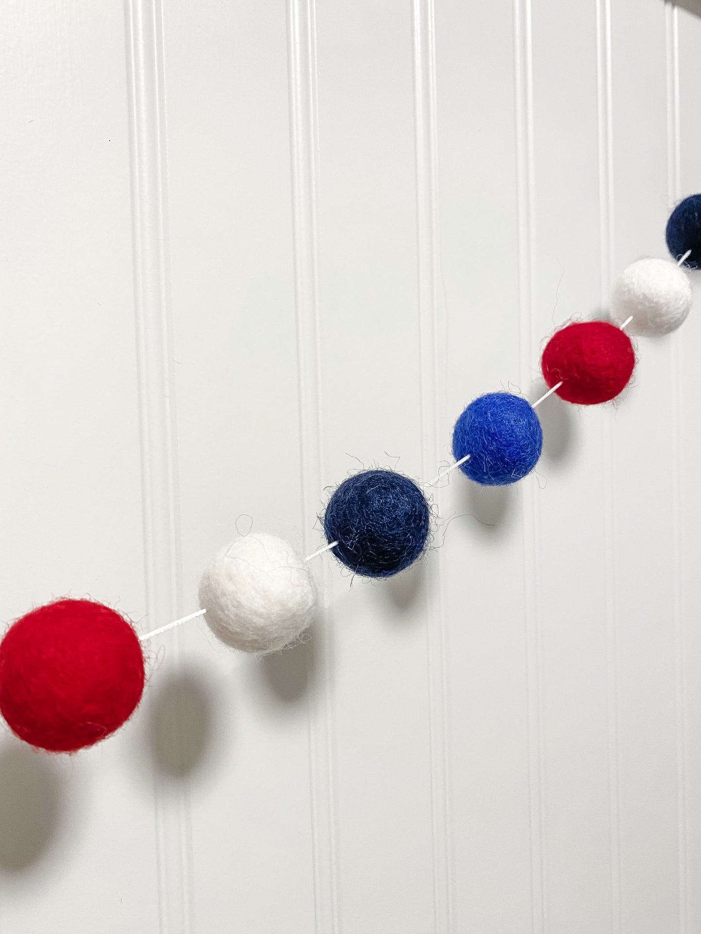 American Felt Ball Garland