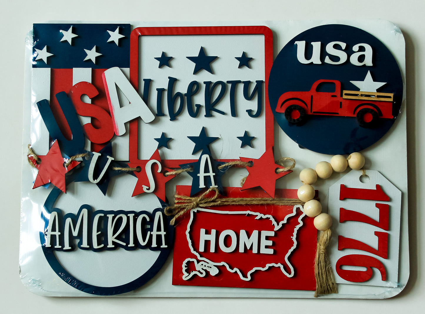 America Tray Decor Set