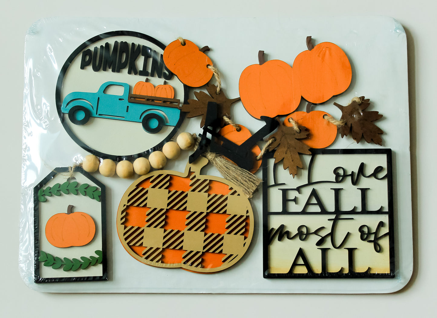 Fall Tray Decor Set