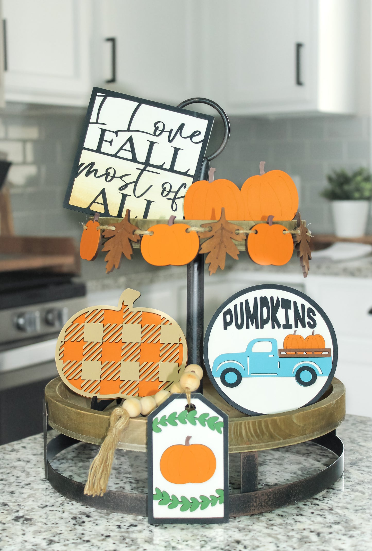 Fall Tray Decor Set