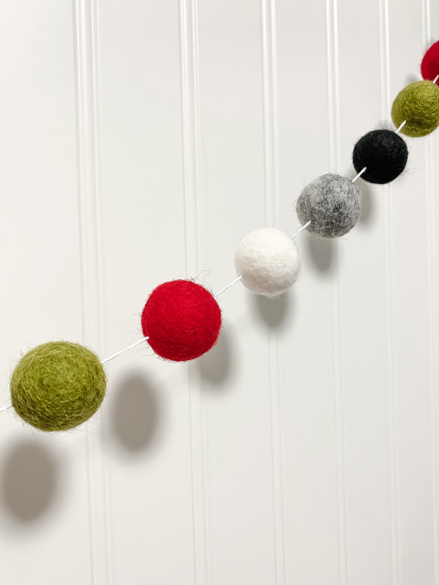 Gnome Felt Ball Garland