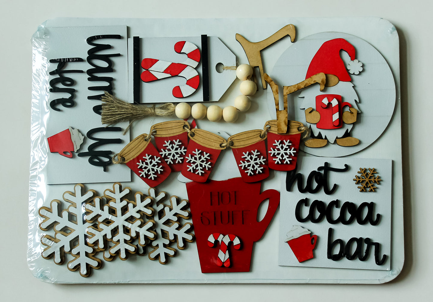 Hot Chocolate Tray Decor Set