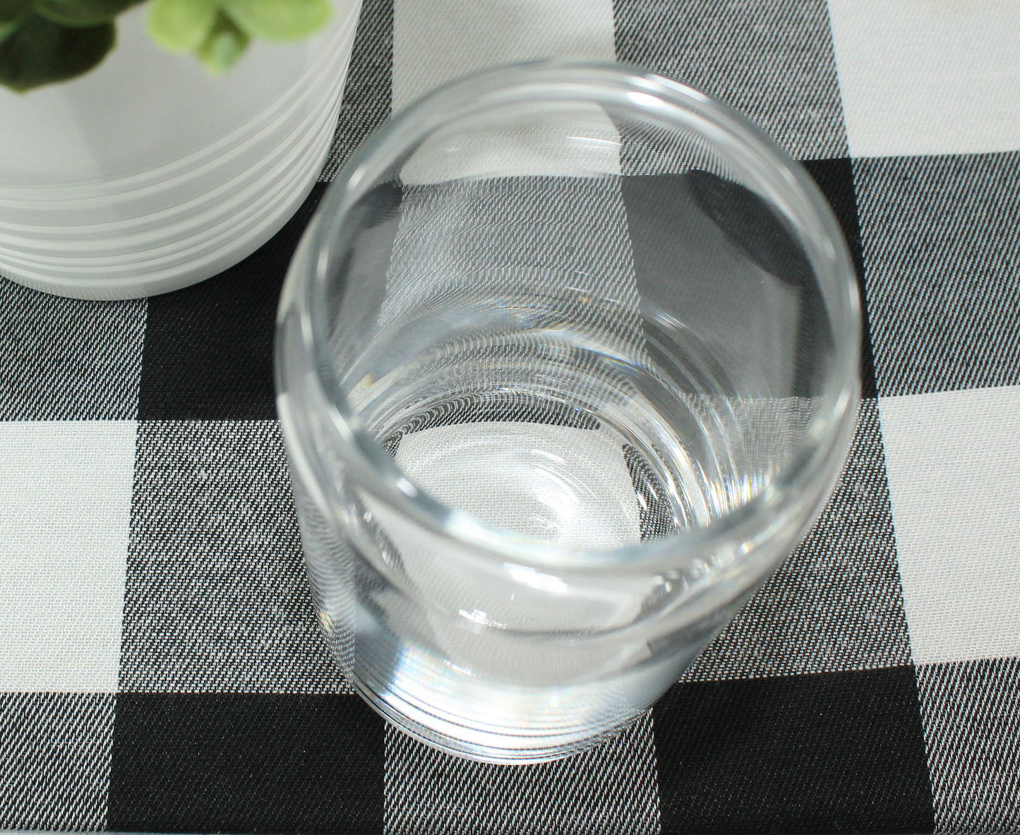 Floral WI Can Glass Tumbler