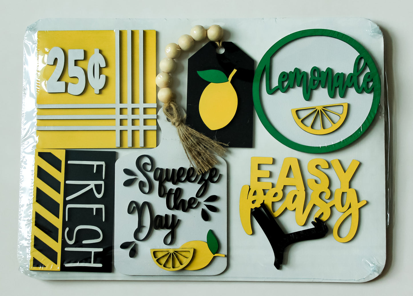 Lemonade Tray Decor Set