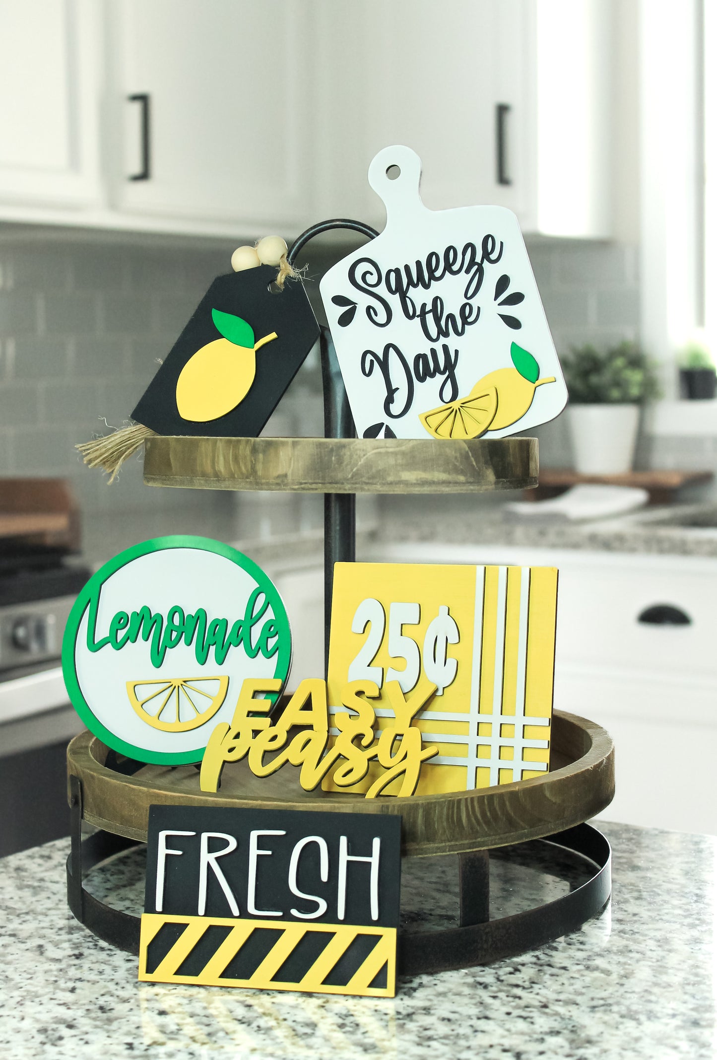 Lemonade Tray Decor Set