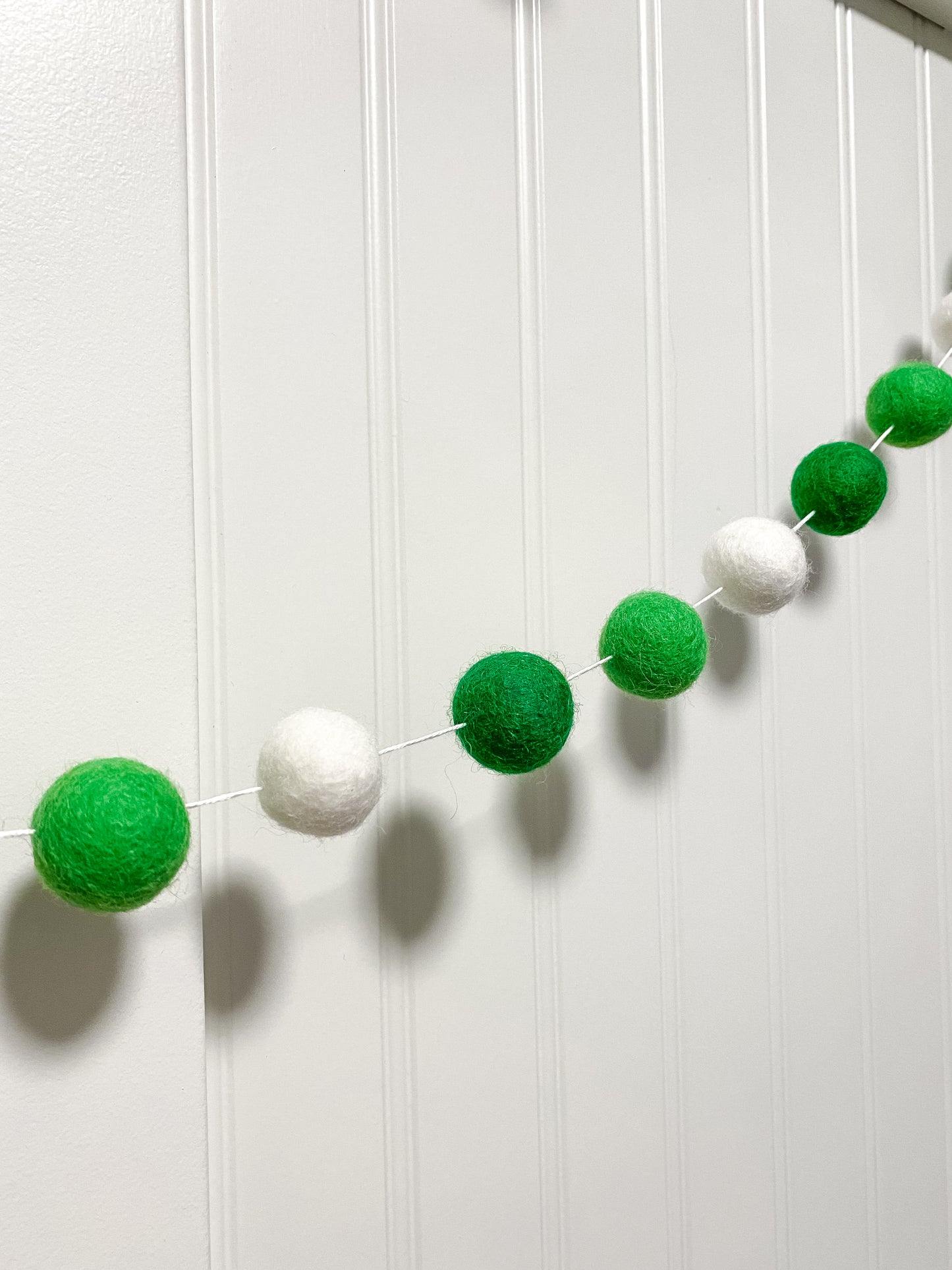 Lucky Charm Felt Ball Garland