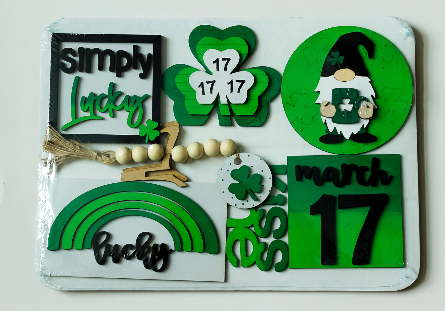 Lucky Tray Decor Set