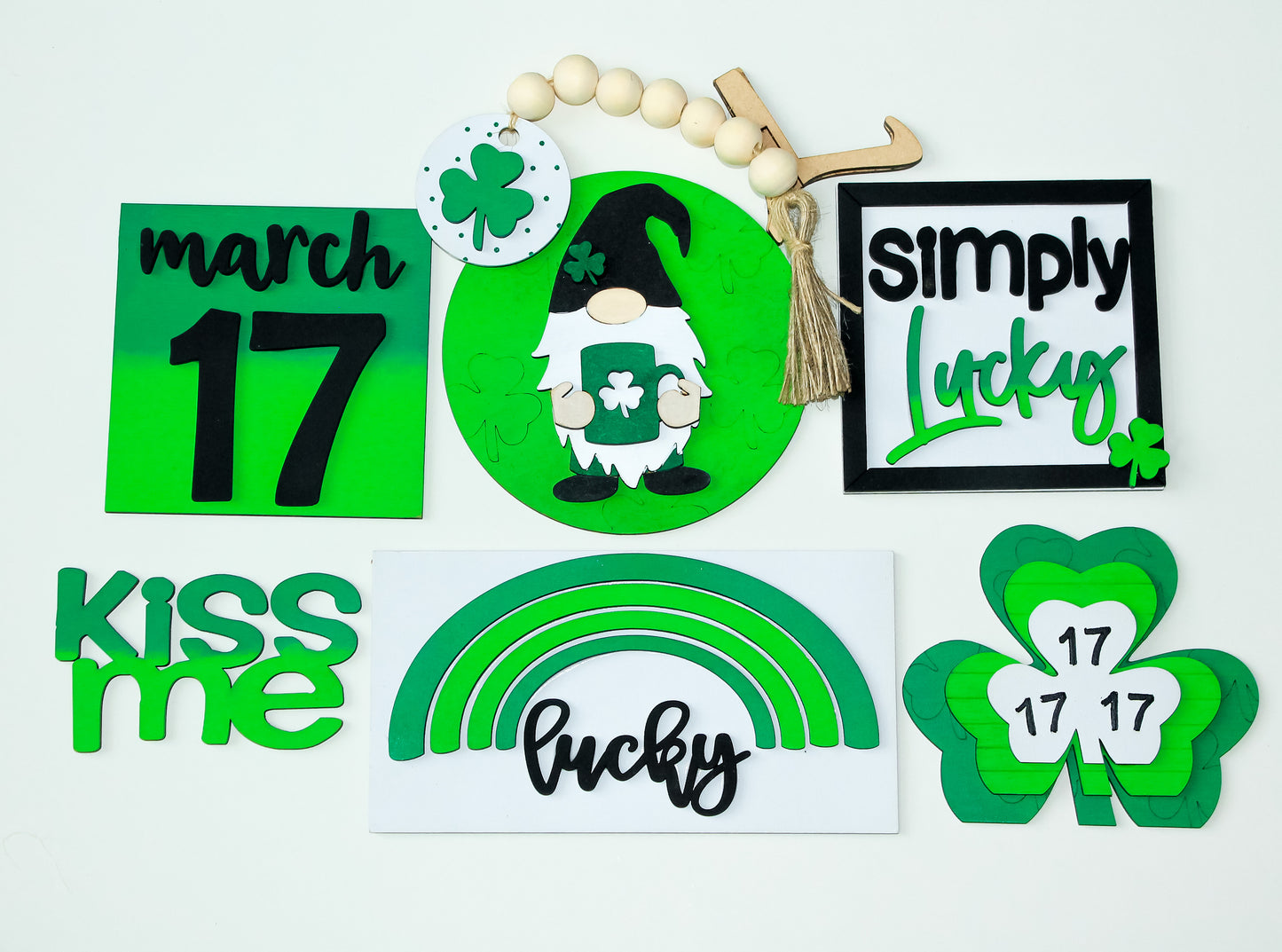 Lucky Tray Decor Set