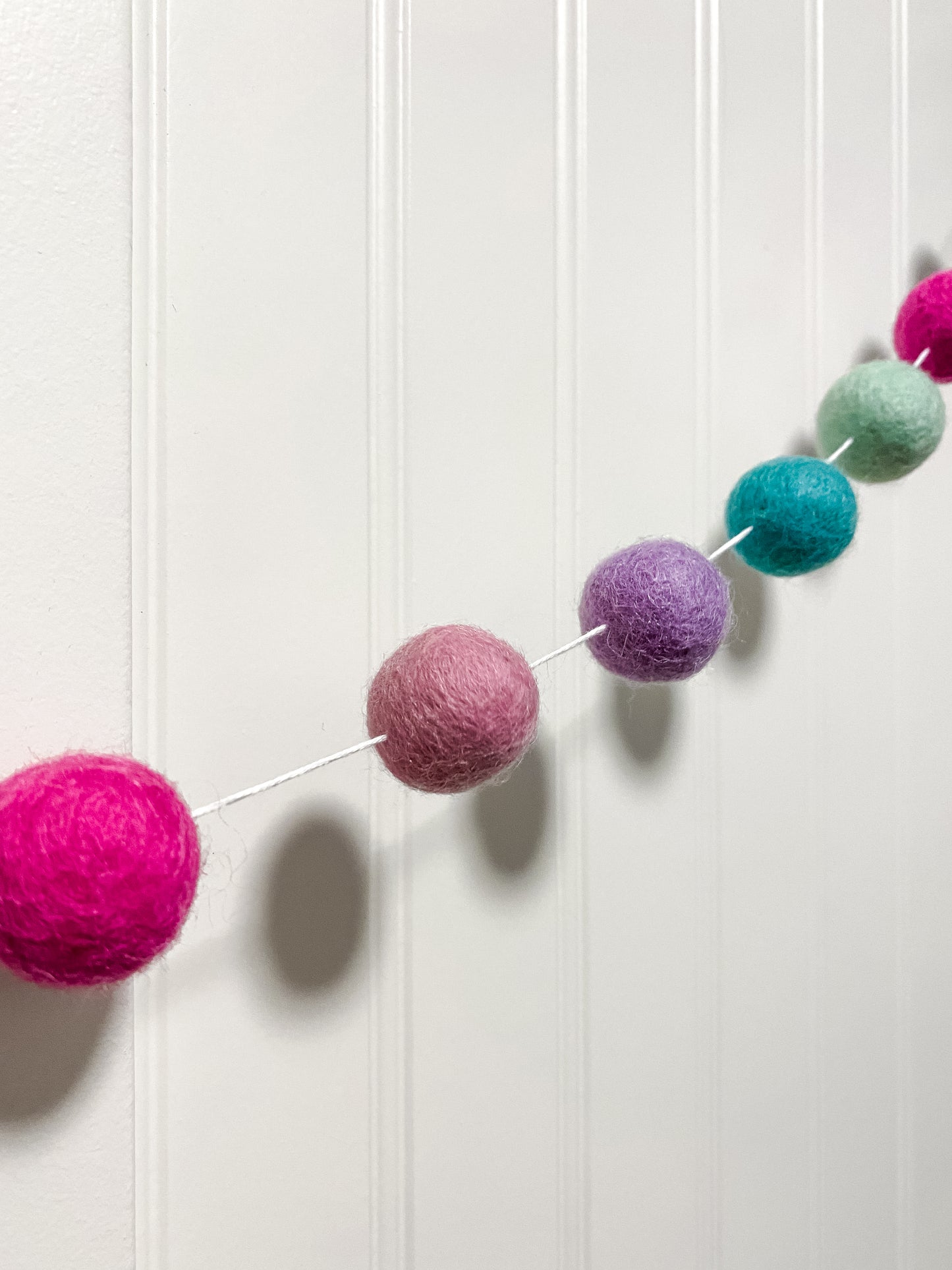 Unicorn Felt Ball Garland