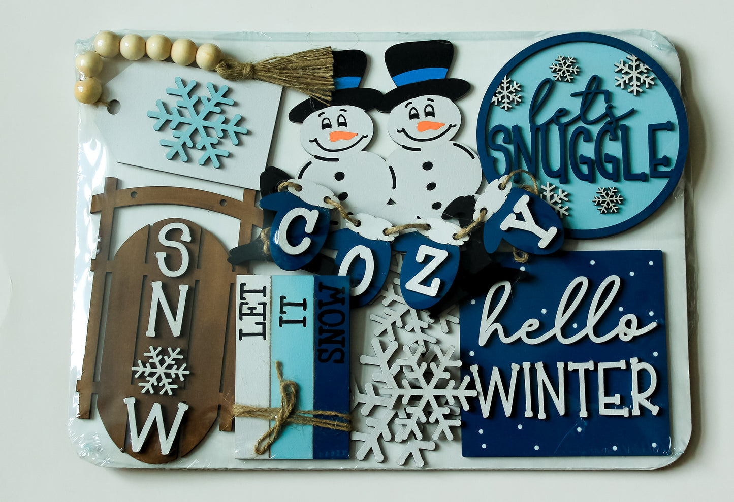 Winter Tray Decor Set