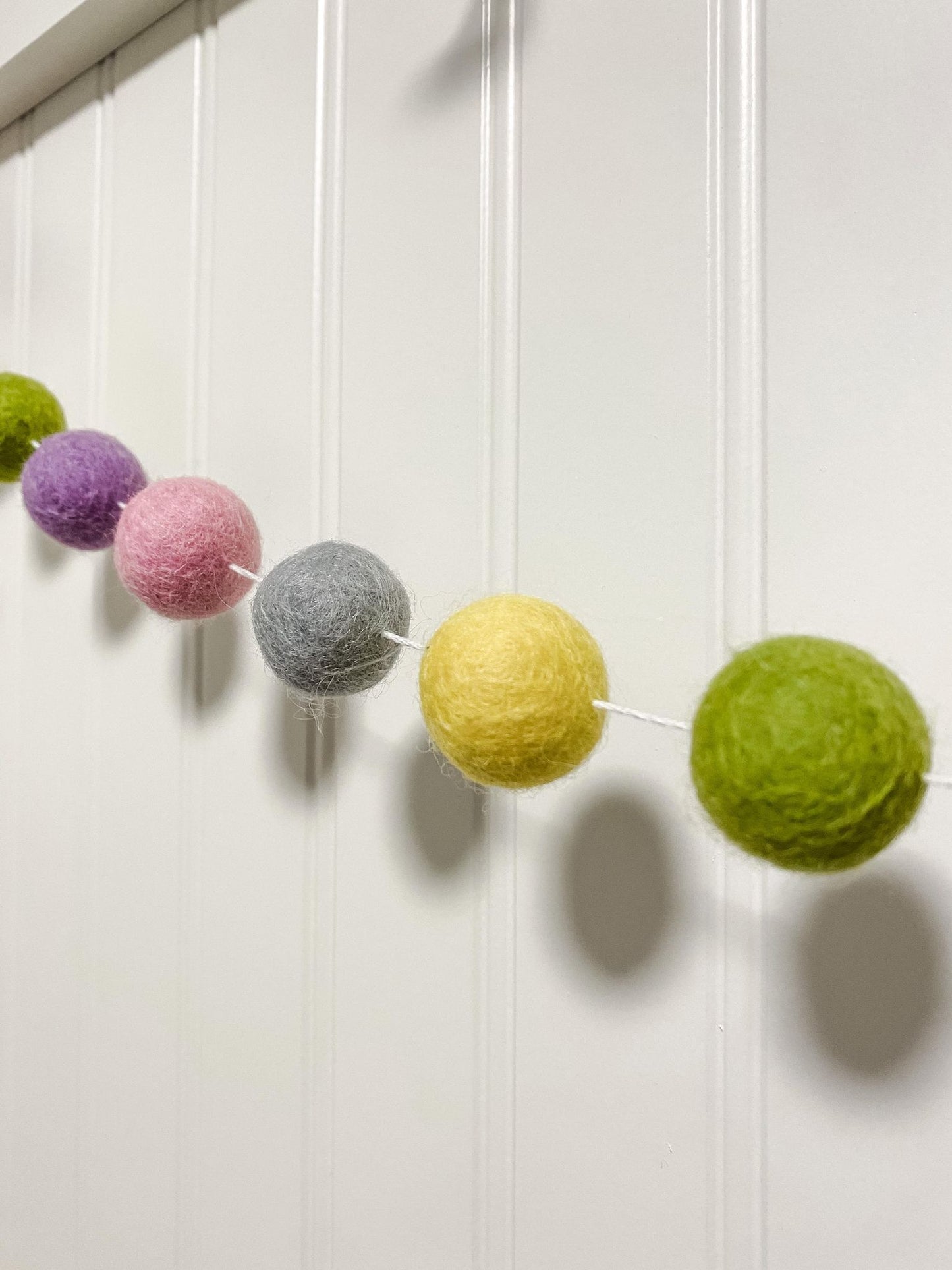 Easter Felt Ball Garland