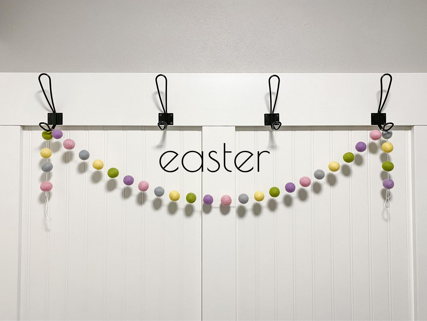 Easter Felt Ball Garland