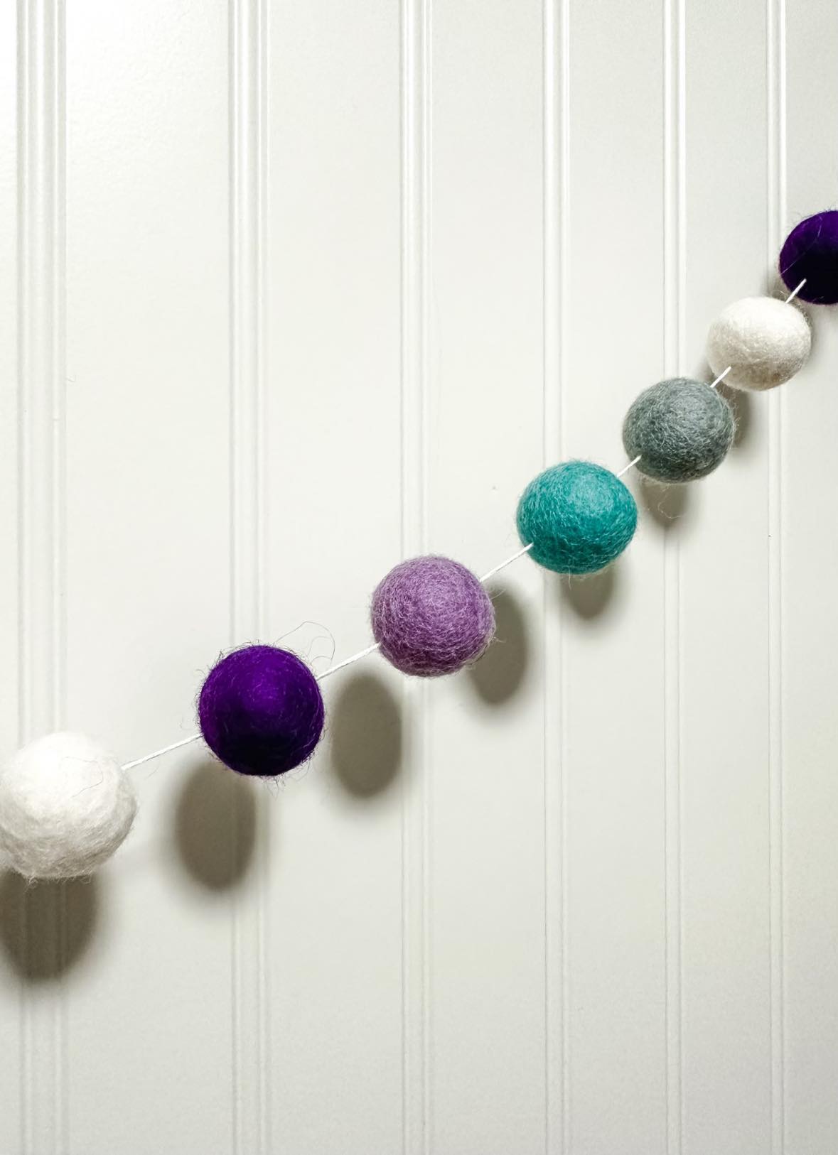 Frozen Felt Ball Garland