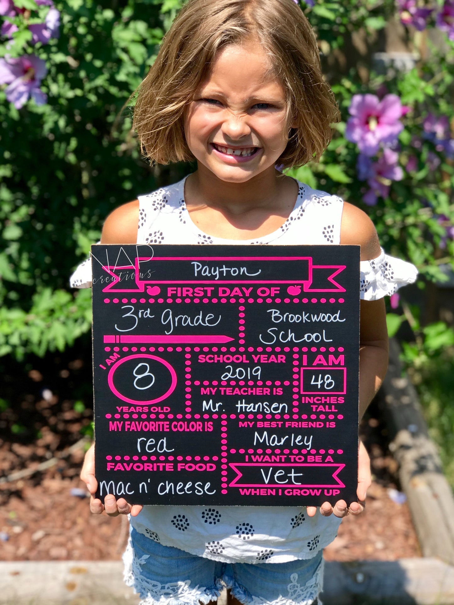 First Day Of School Chalkboard