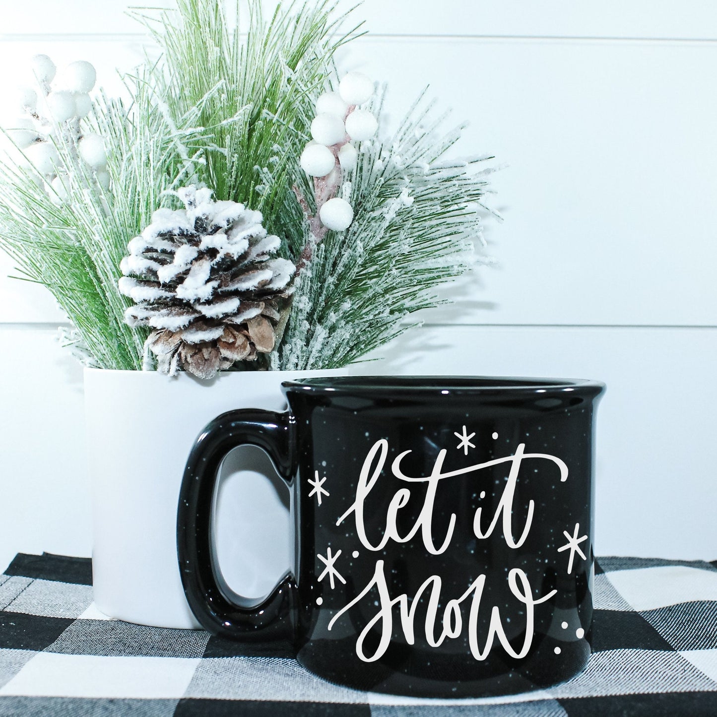 Let It Snow Campfire Mug