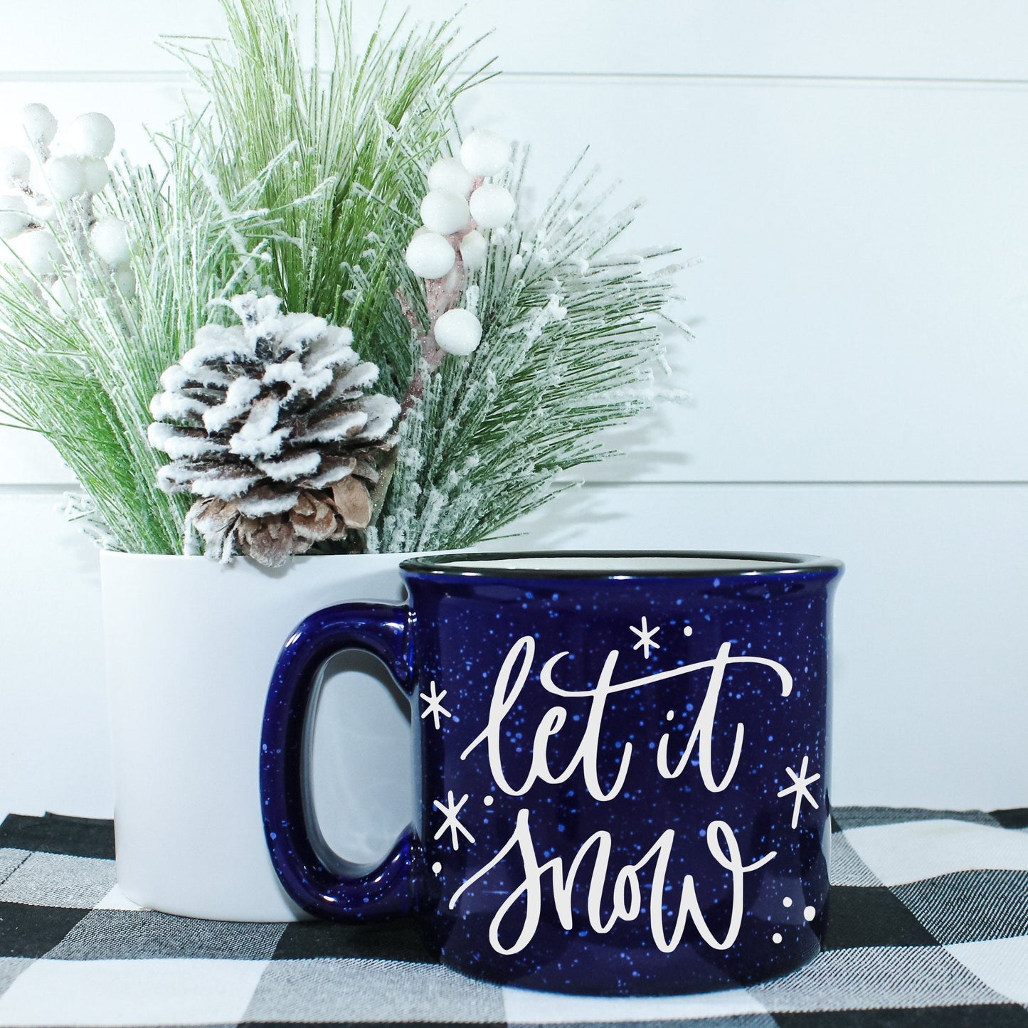 Let It Snow Campfire Mug