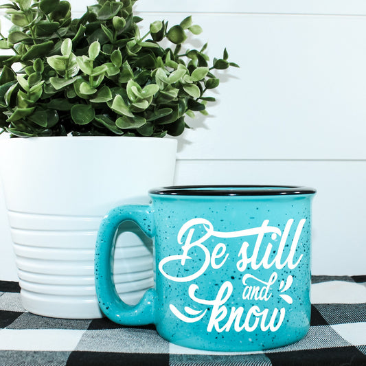 Be Still And Know Campfire Mug