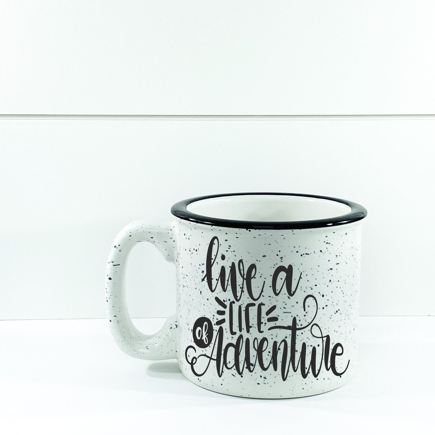 Live A Life Of Adventure Campfire Mug