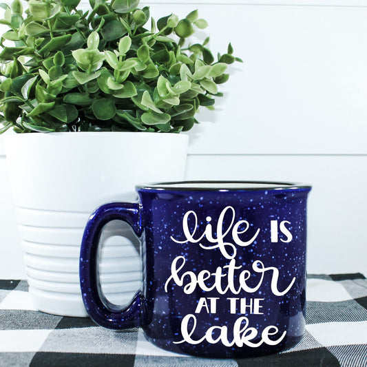 Life Is Better At The Lake Campfire Mug