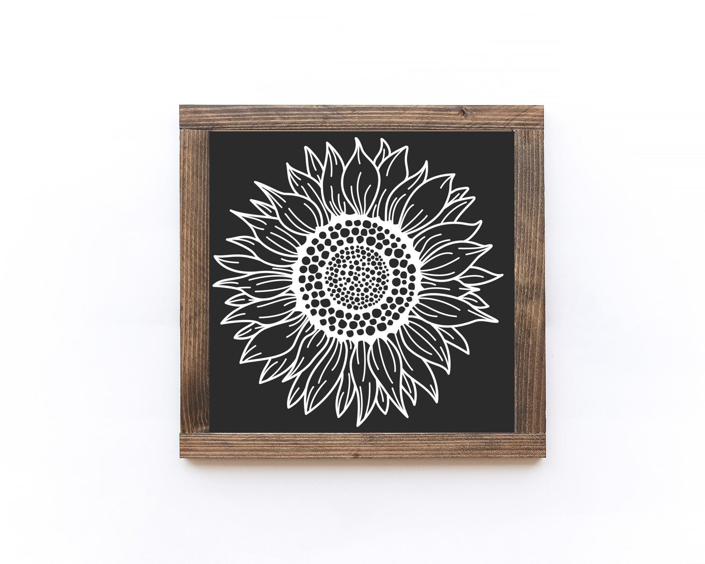 Sunflower Wood Sign