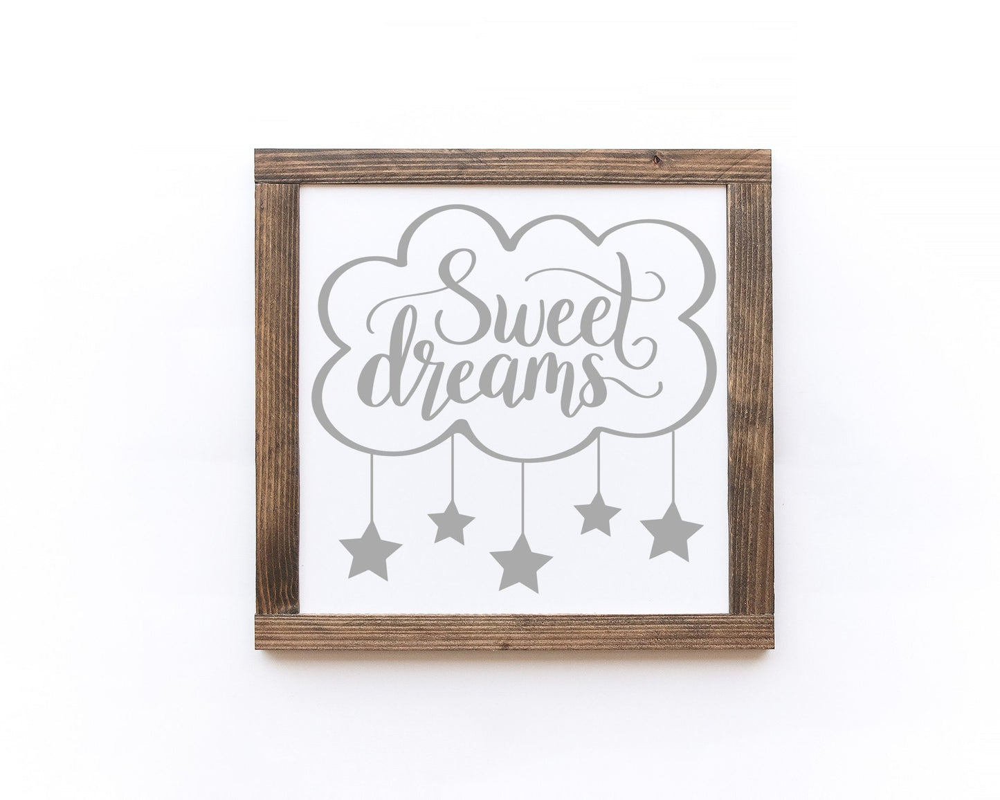 Sweet Dreams Wood Sign