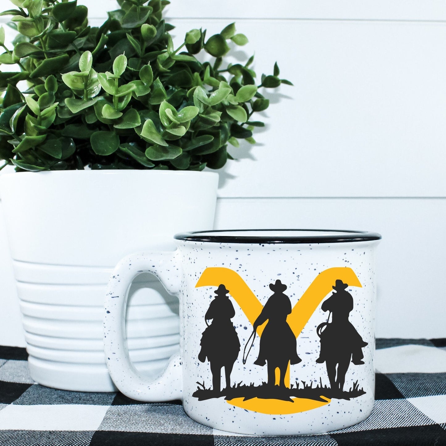 Yellowstone Ranch Cowboy Campfire Mug