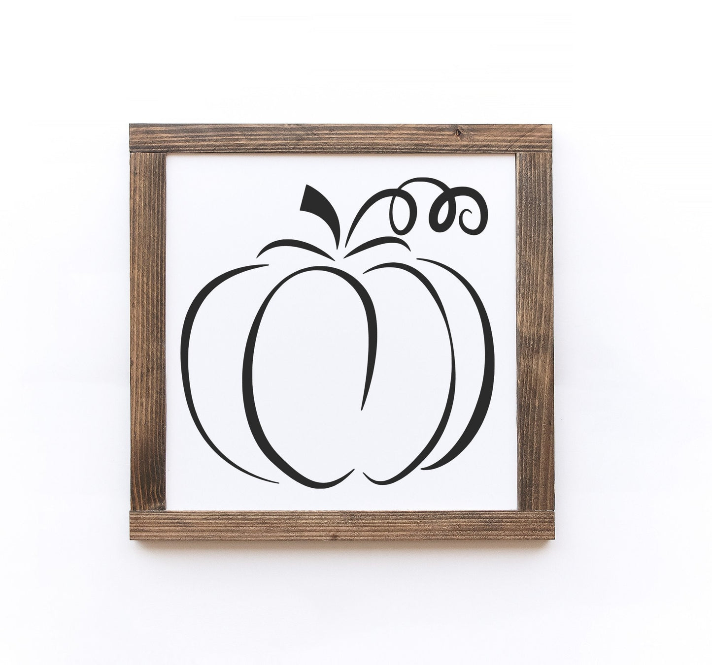 Pumpkin Wood Sign