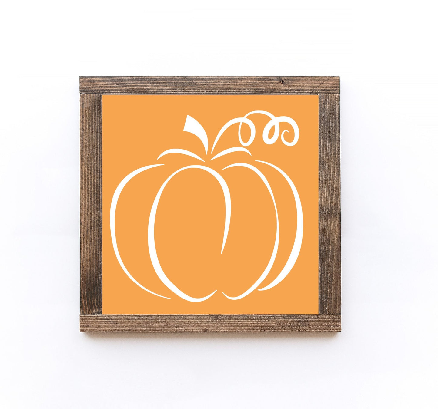 Pumpkin Wood Sign