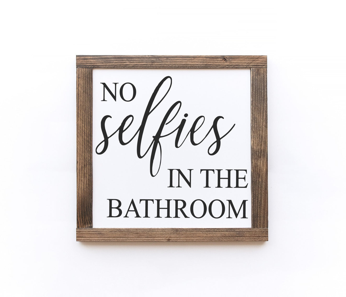 Bathroom Wood Signs