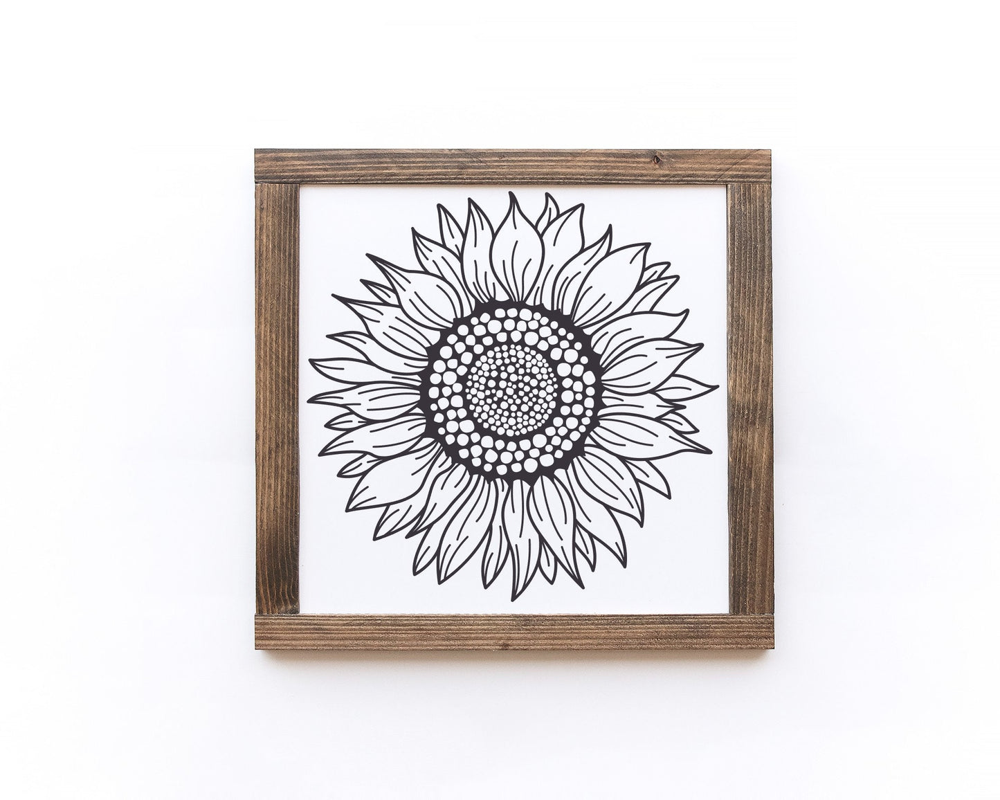 Sunflower Wood Sign