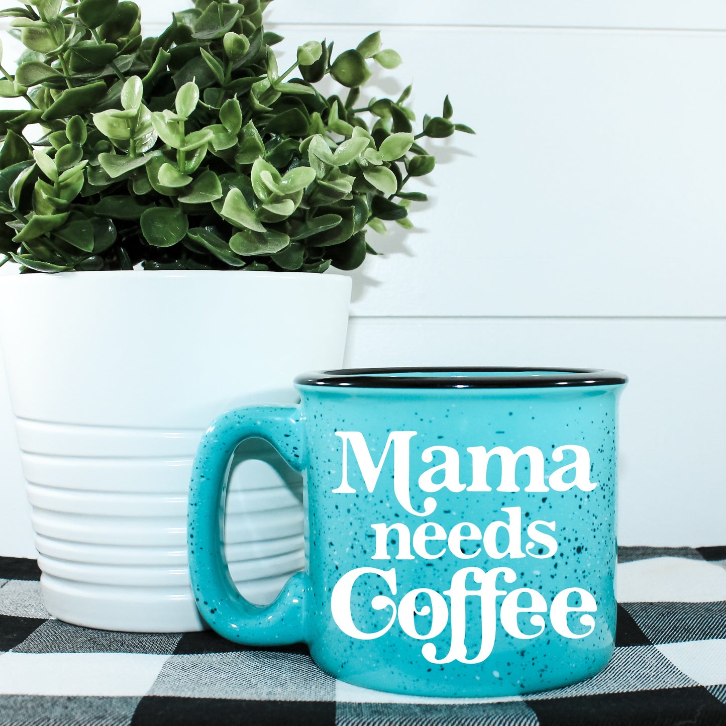 Mama Needs Coffee Campfire Mug