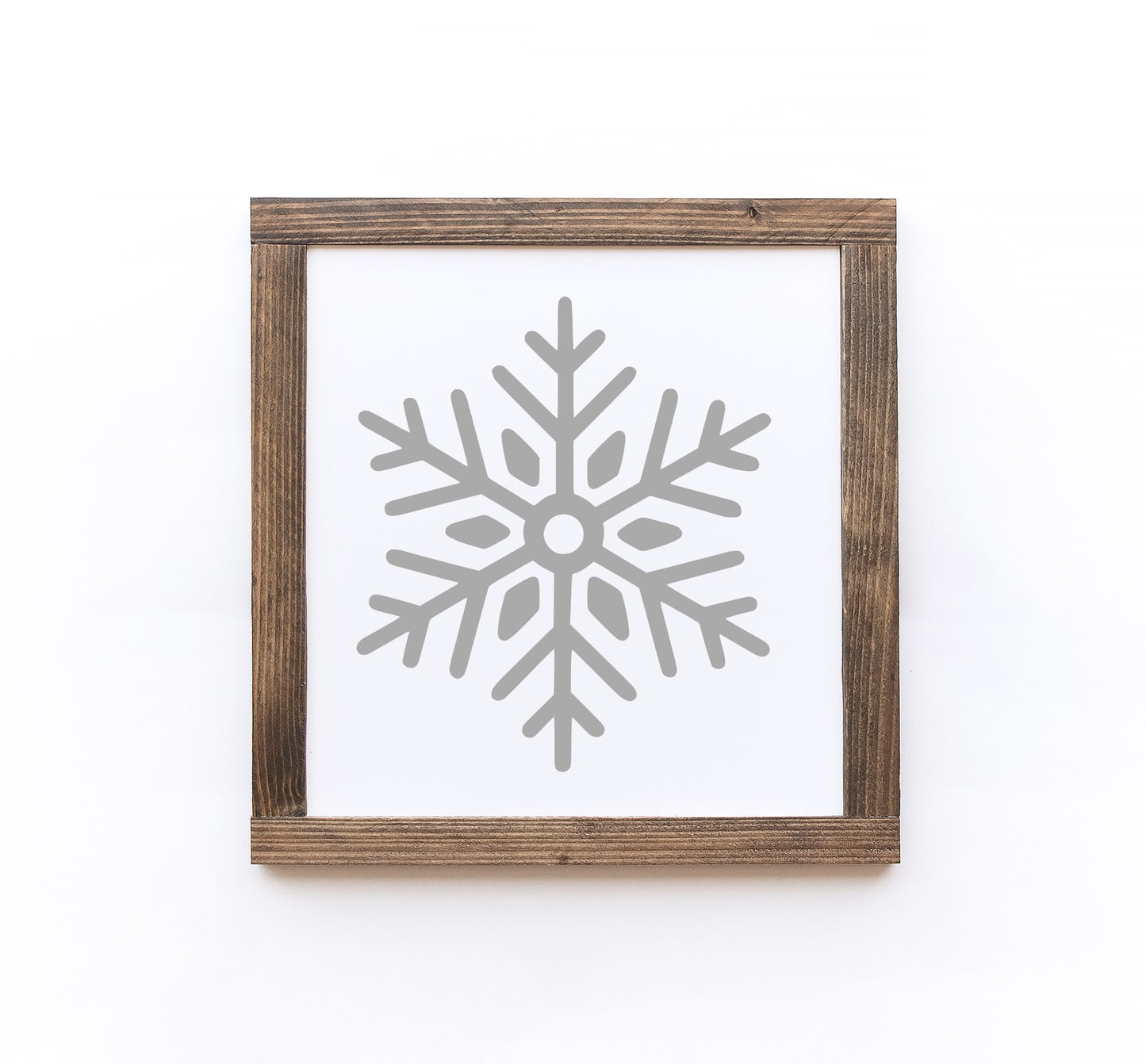 Snowflake Wooden Sign