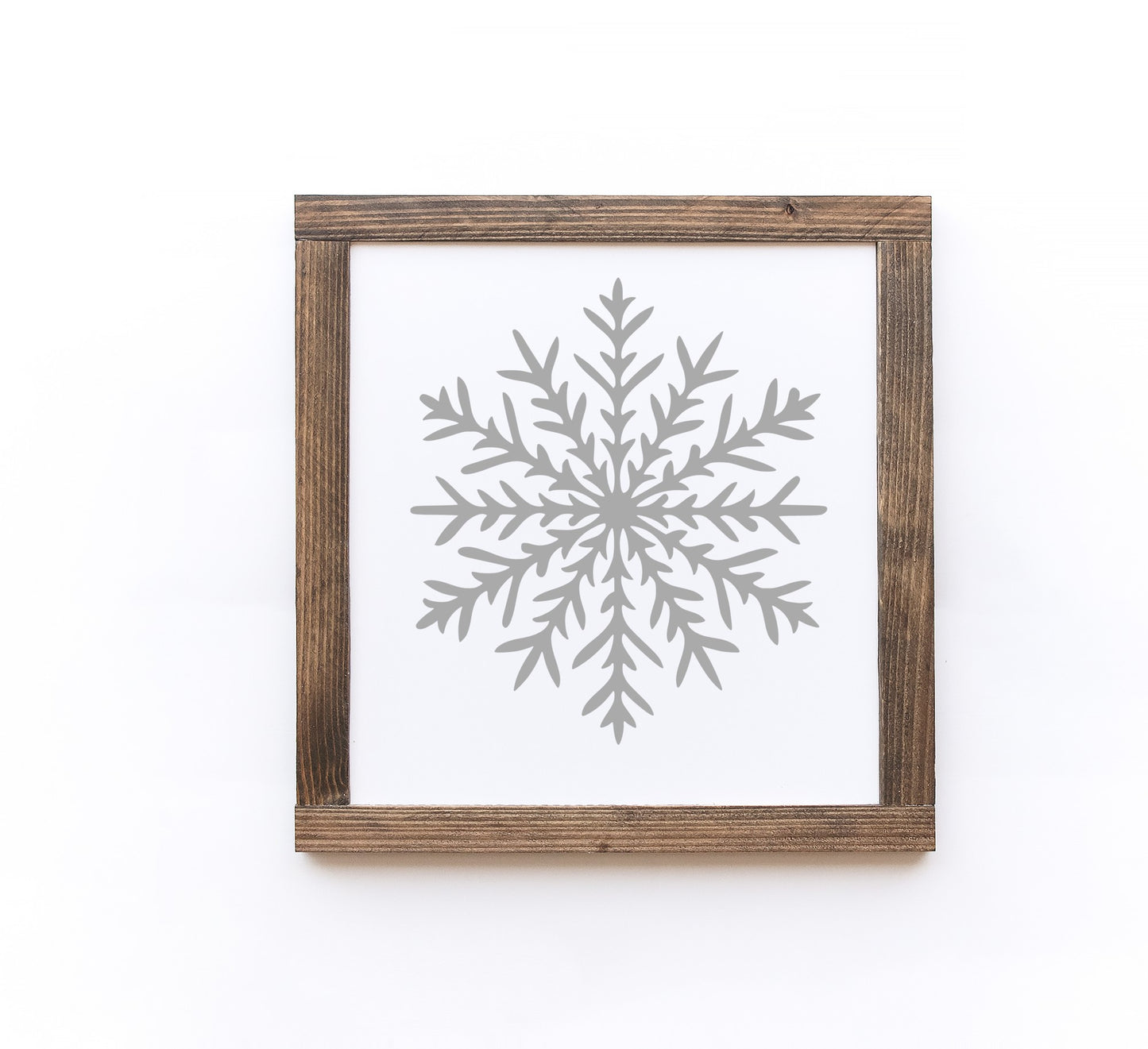 Snowflake Wooden Sign