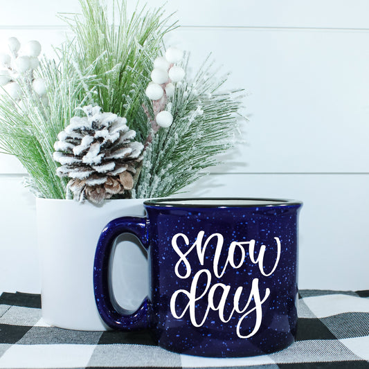 Snow Day Campfire Mug