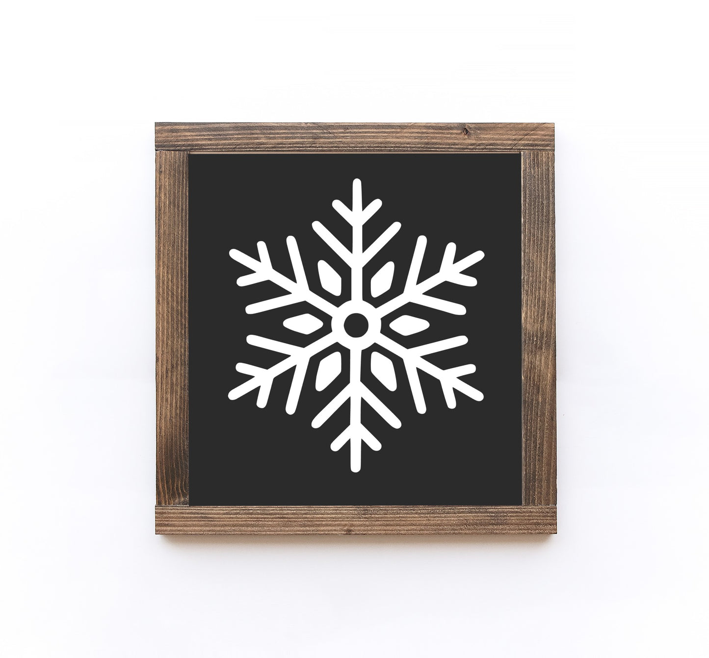 Snowflake Wooden Sign