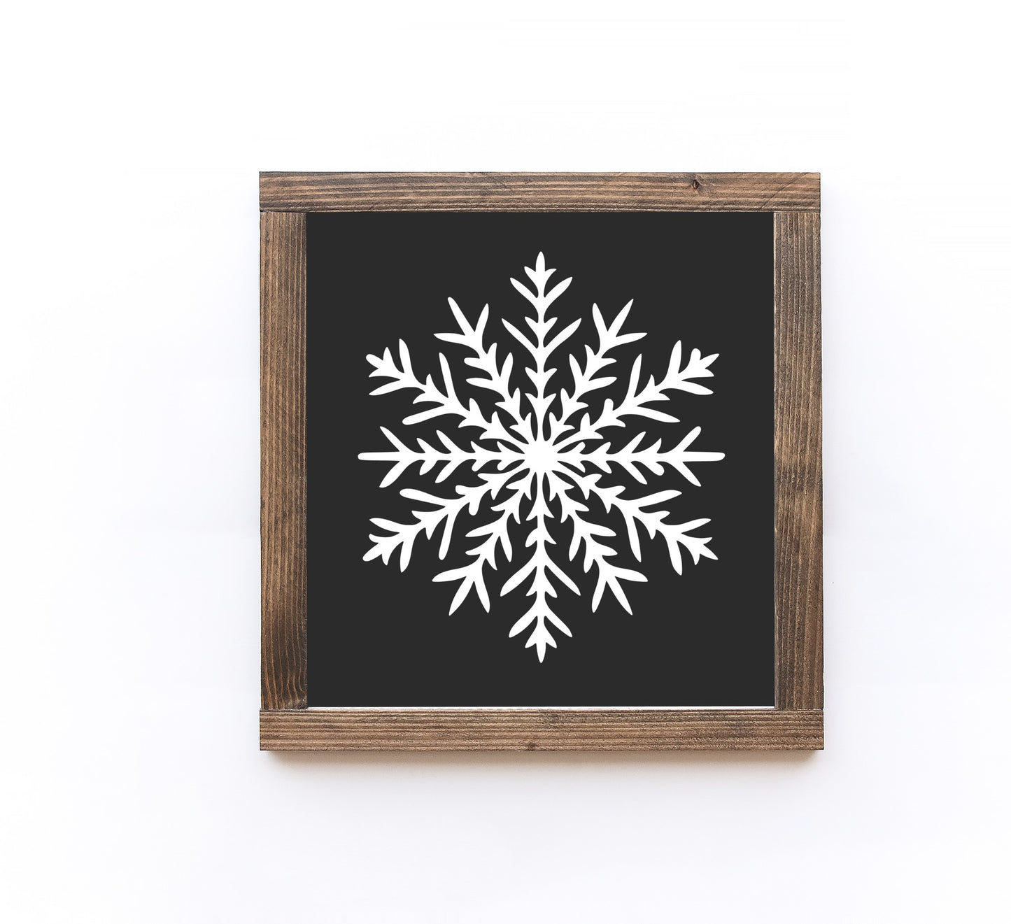 Snowflake Wooden Sign