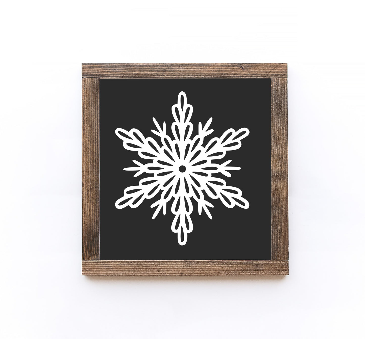 Snowflake Wooden Sign